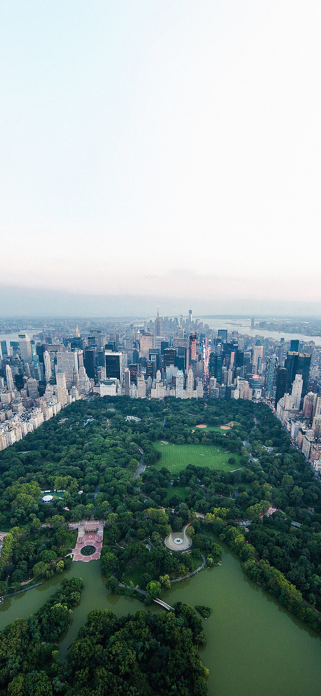 Central Park Aerial - HD Wallpaper 