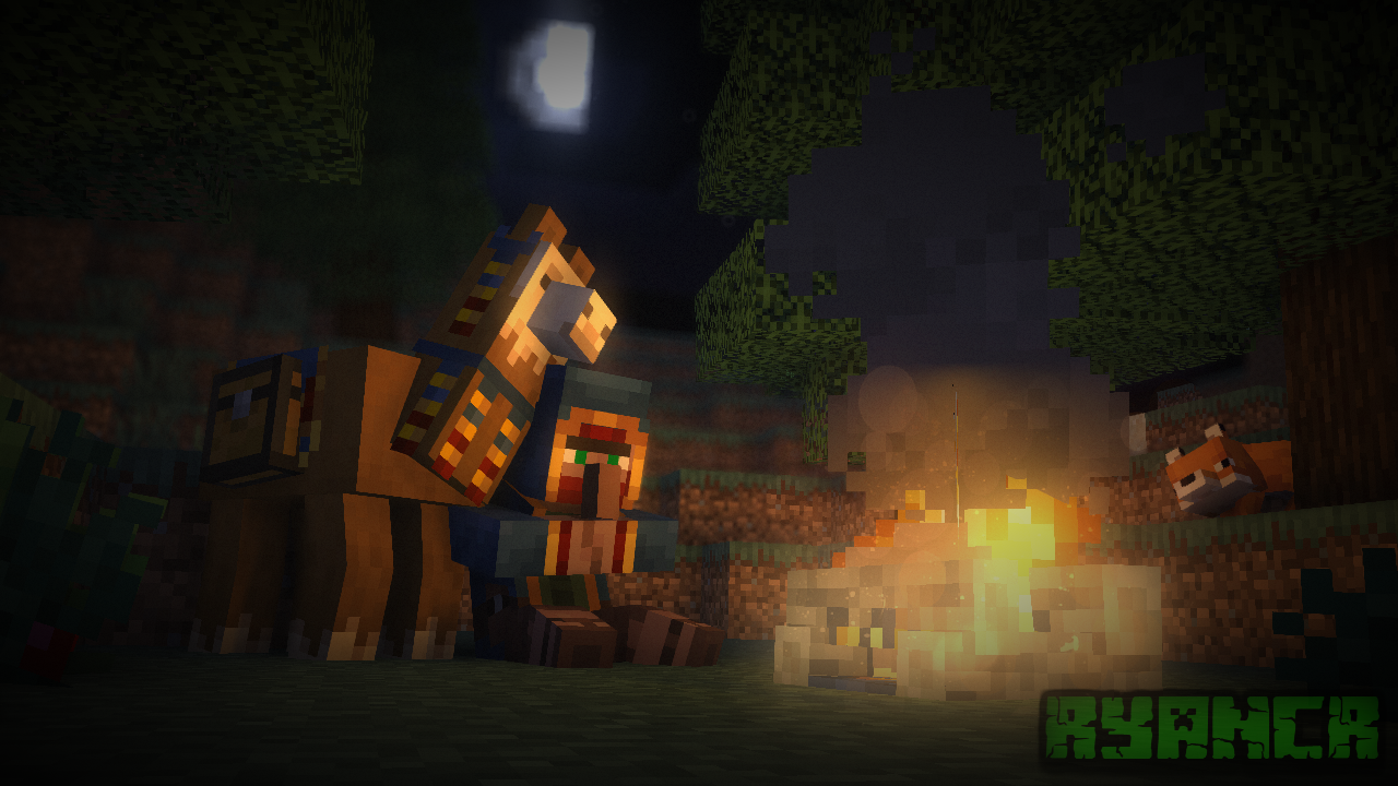 Cucrfz8 Minecraft Wandering Trader 1280x720 Wallpaper Teahub Io