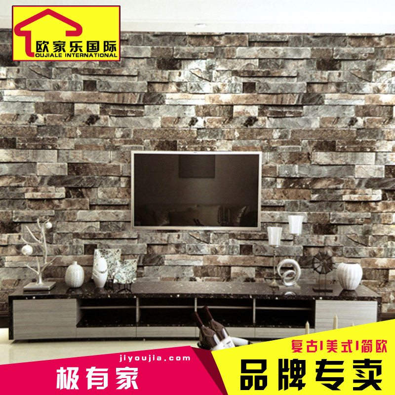 Antique Brick Marble Brick Wallpaper Doorway Brick - Tv With Bricks Background - HD Wallpaper 