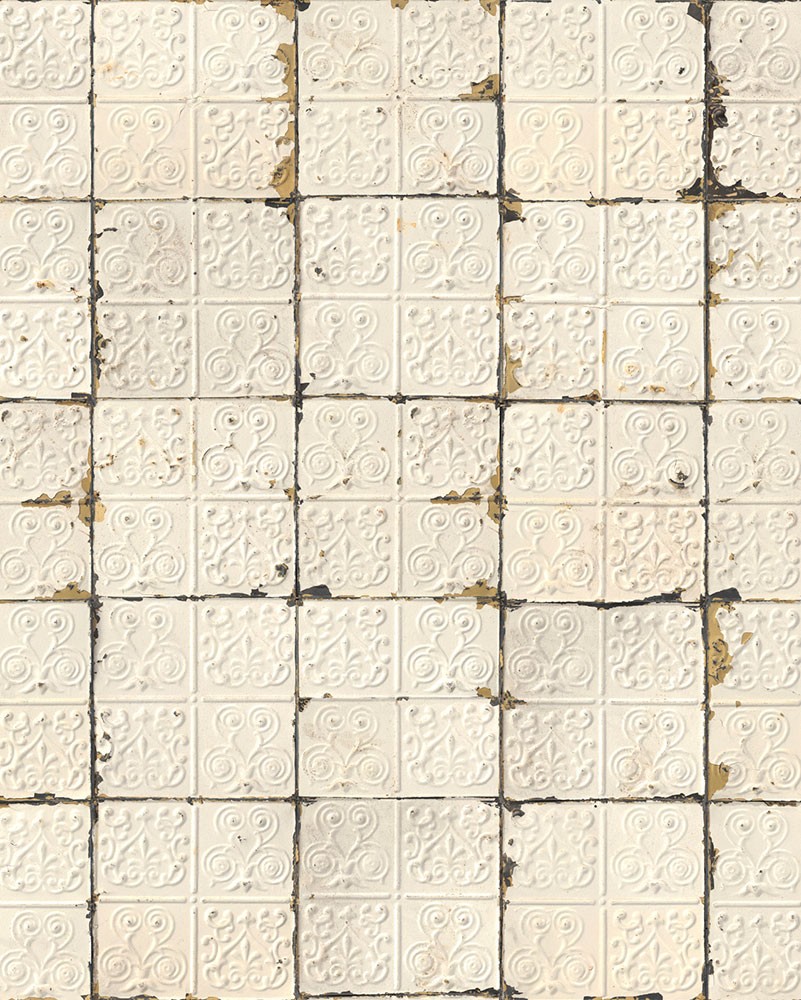 Brooklyn Tins Wallpaper By Merci Tin-02 - Tin Brooklyn Tins Wallpaper Merci For Nlxl - HD Wallpaper 