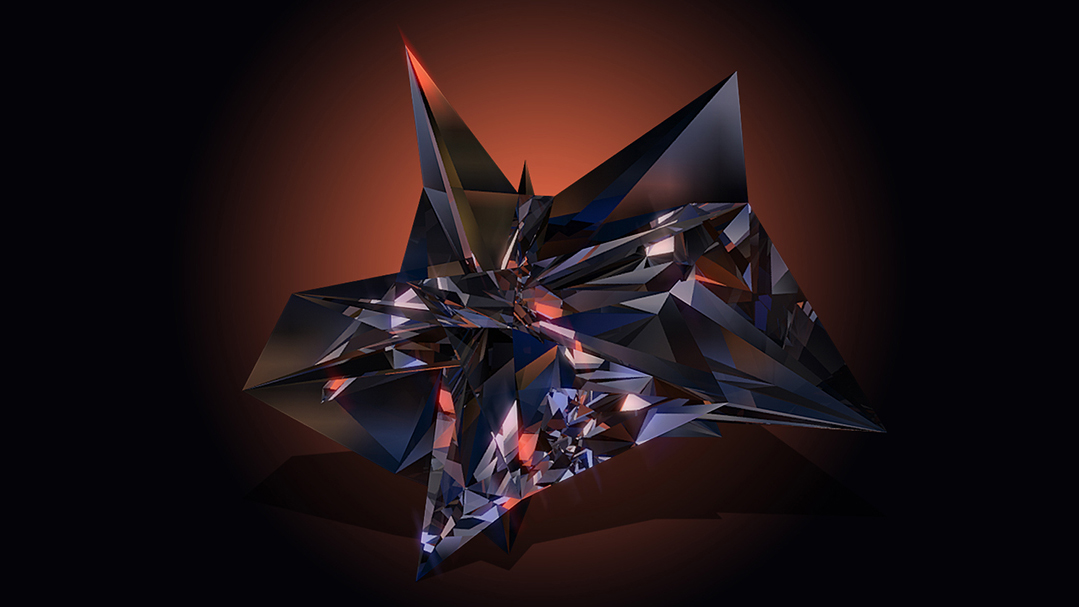 Facet 4d Shape - HD Wallpaper 