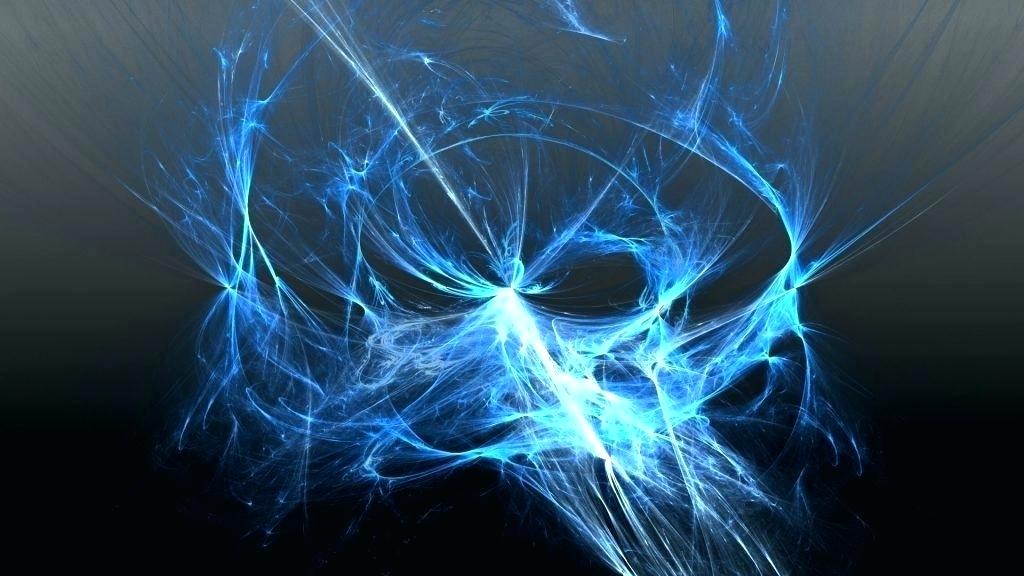Abstract Blue Flame - HD Wallpaper 
