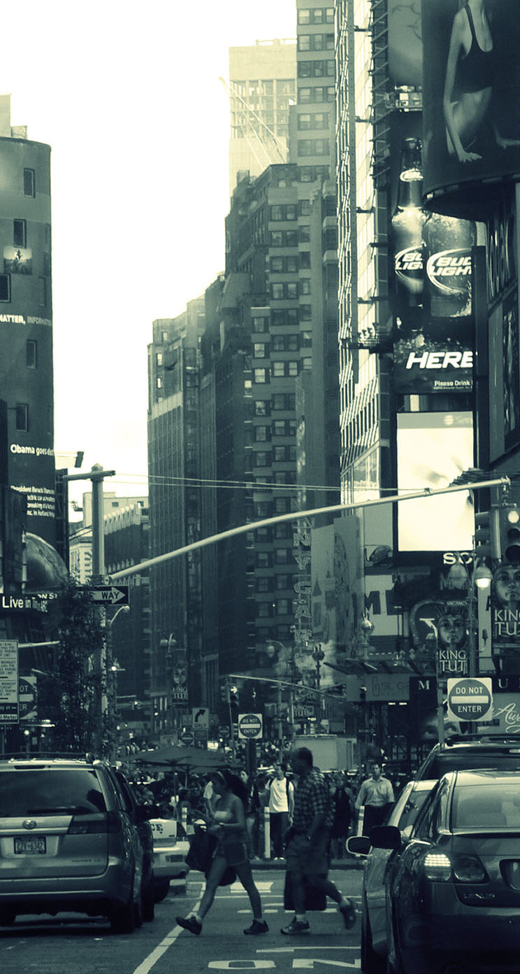 Iphone Wallpaper New York-79 - Traffic Wallpaper Hd - HD Wallpaper 