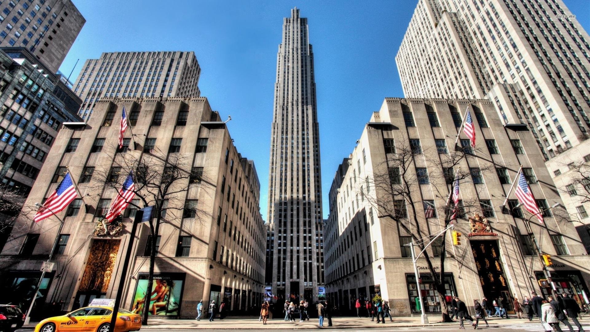 Rockefeller Center Building In New York City Wallpapers - New York's Rockefeller Center - HD Wallpaper 