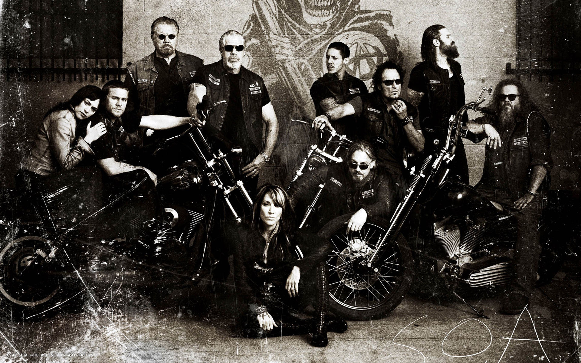 Sons Of Anarchy Tv Series Show Hd Widescreen Wallpaper - Sons Of Anarchy Serie - HD Wallpaper 
