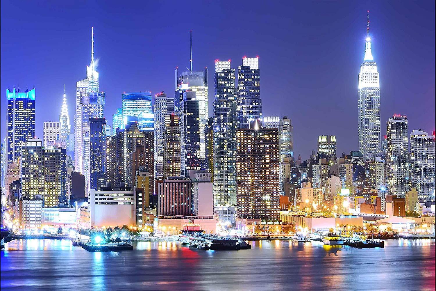 New York Skyline Background - HD Wallpaper 