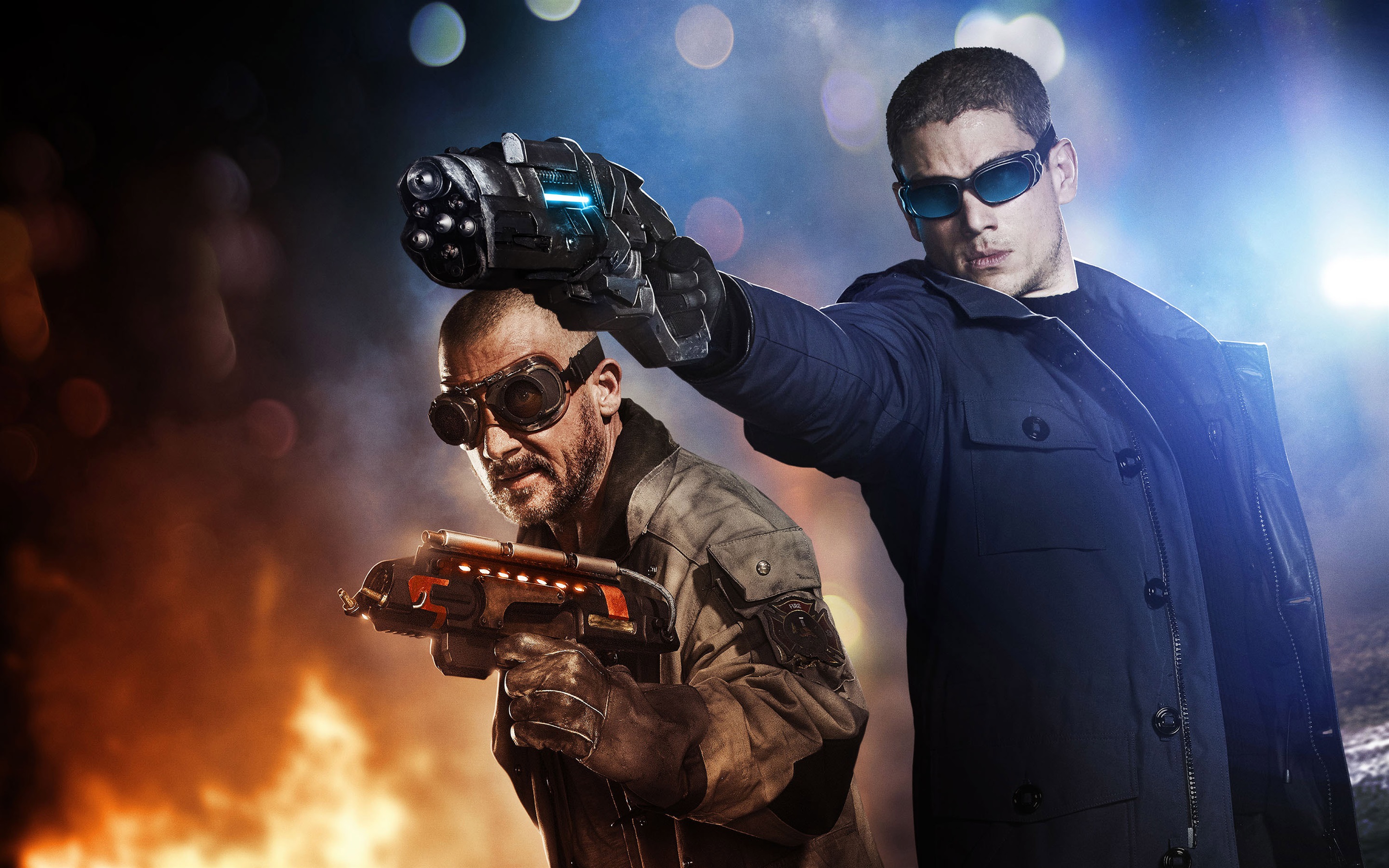 Wallpaper Wentworth Miller In The Flash Tv Series - Flash Wentworth Miller Dominic Purcell - HD Wallpaper 