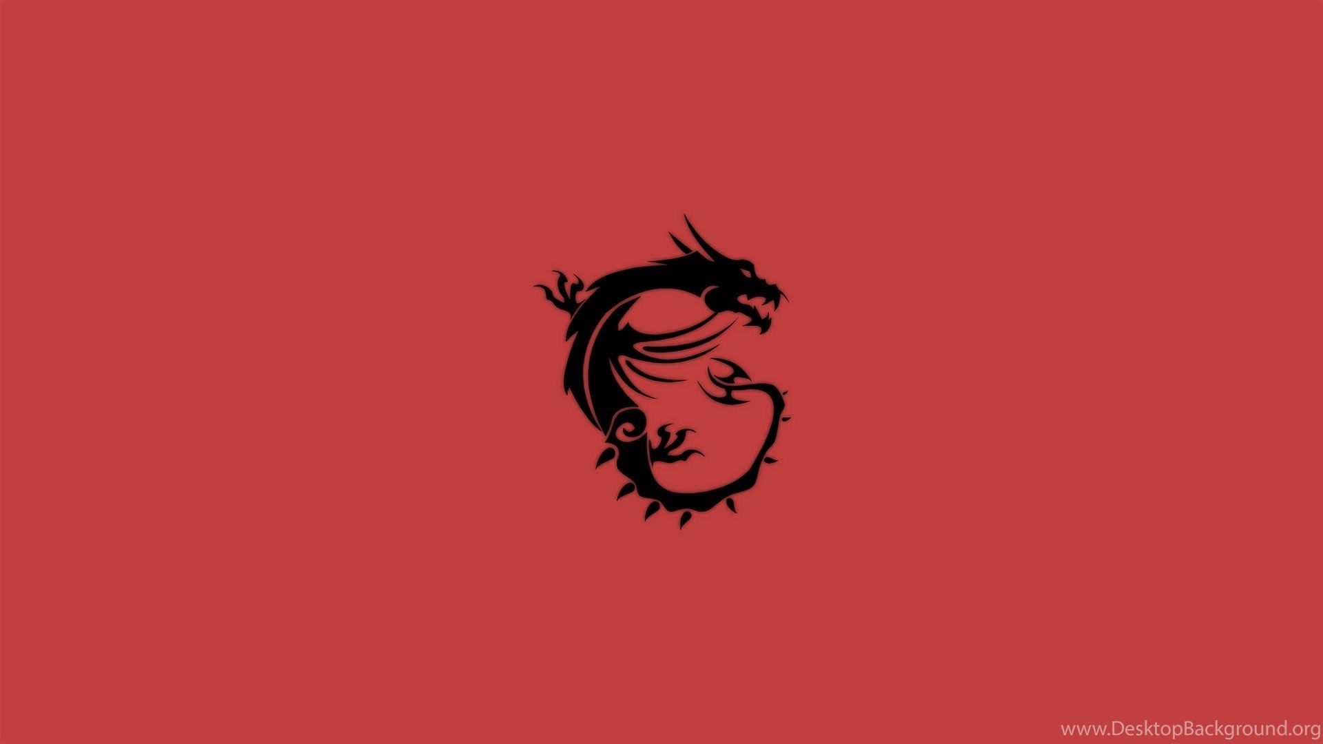 Msi Dragon Logo Wallpapers Red 4255 Desktop Background - Msi Backgrounds -  1920x1080 Wallpaper 