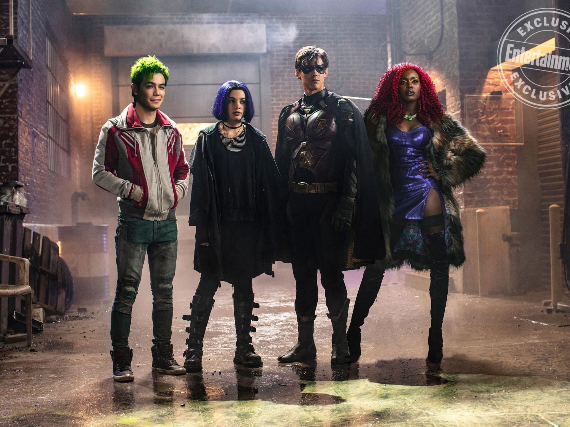 Wallpaper Titans, Actors, Tv Series - Robin Jason Todd Titans - HD Wallpaper 