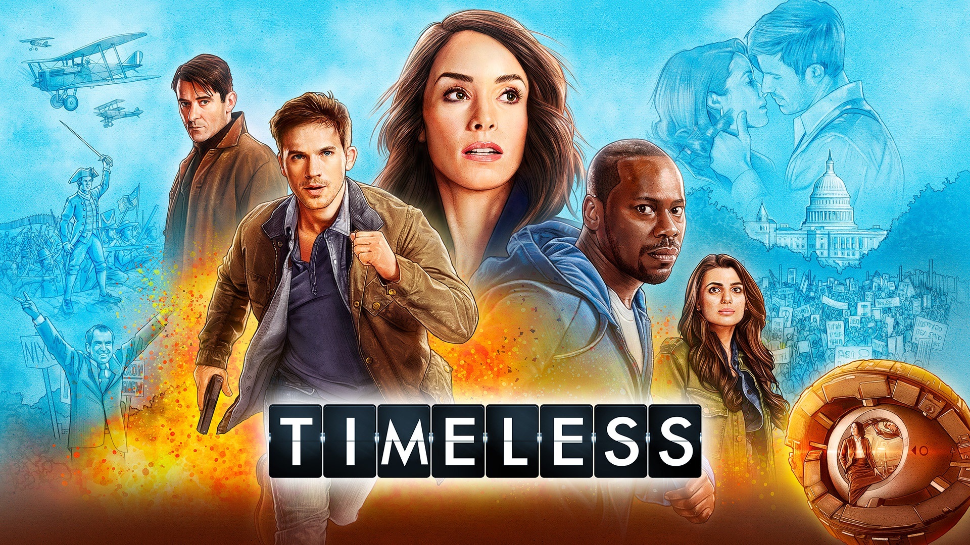 Wallpaper Timeless, Tv Series - Timeless Nbc - HD Wallpaper 