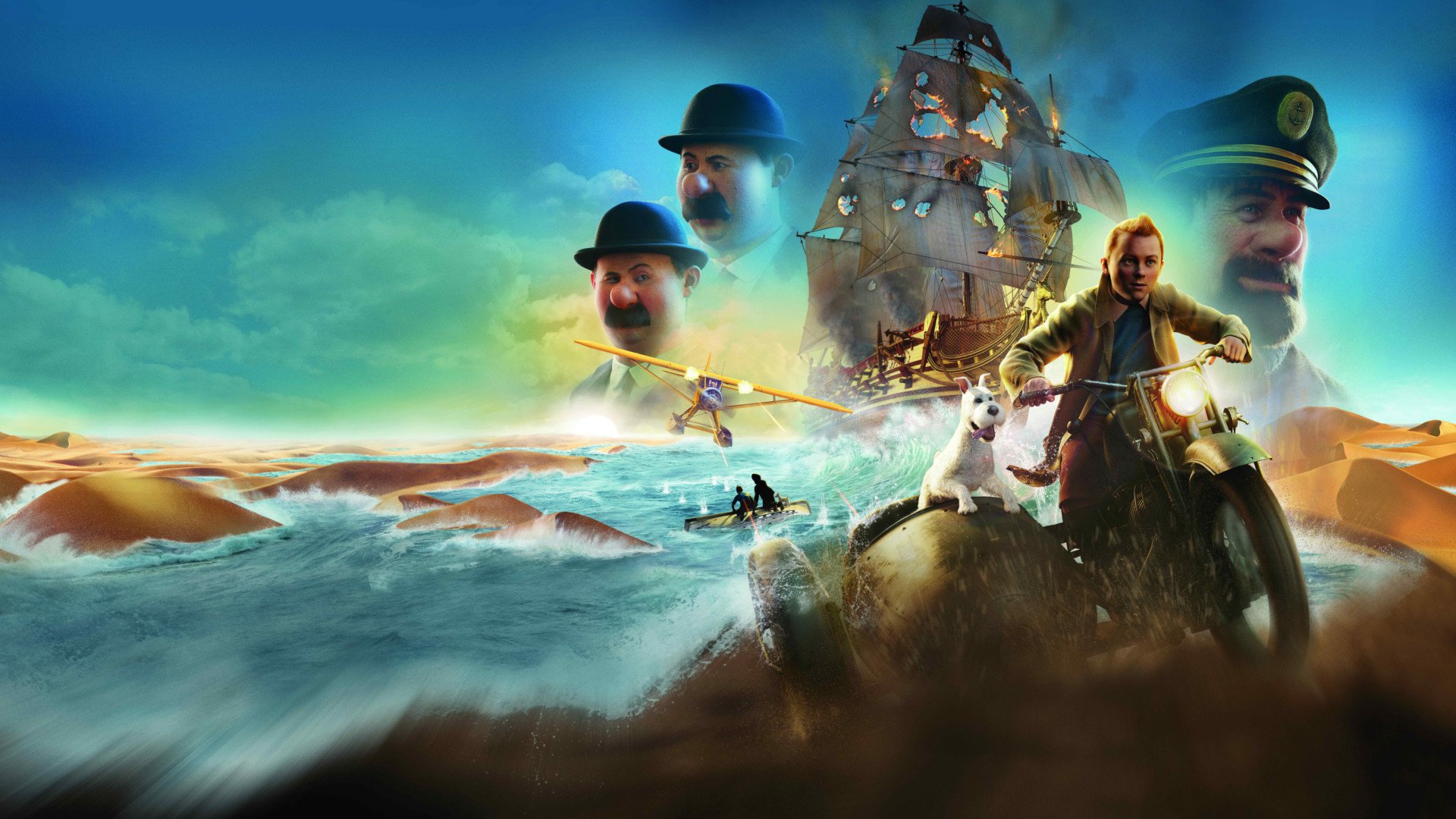 Adventures Of Tintin The Secret - HD Wallpaper 