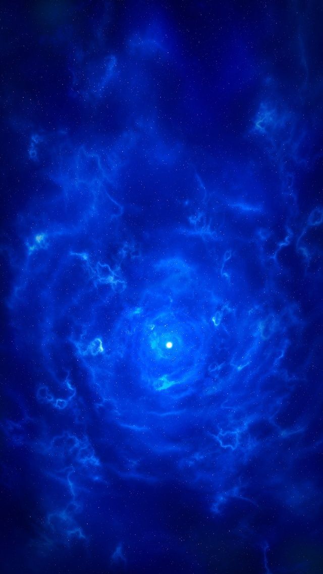 Space Blue Iphone Background - HD Wallpaper 