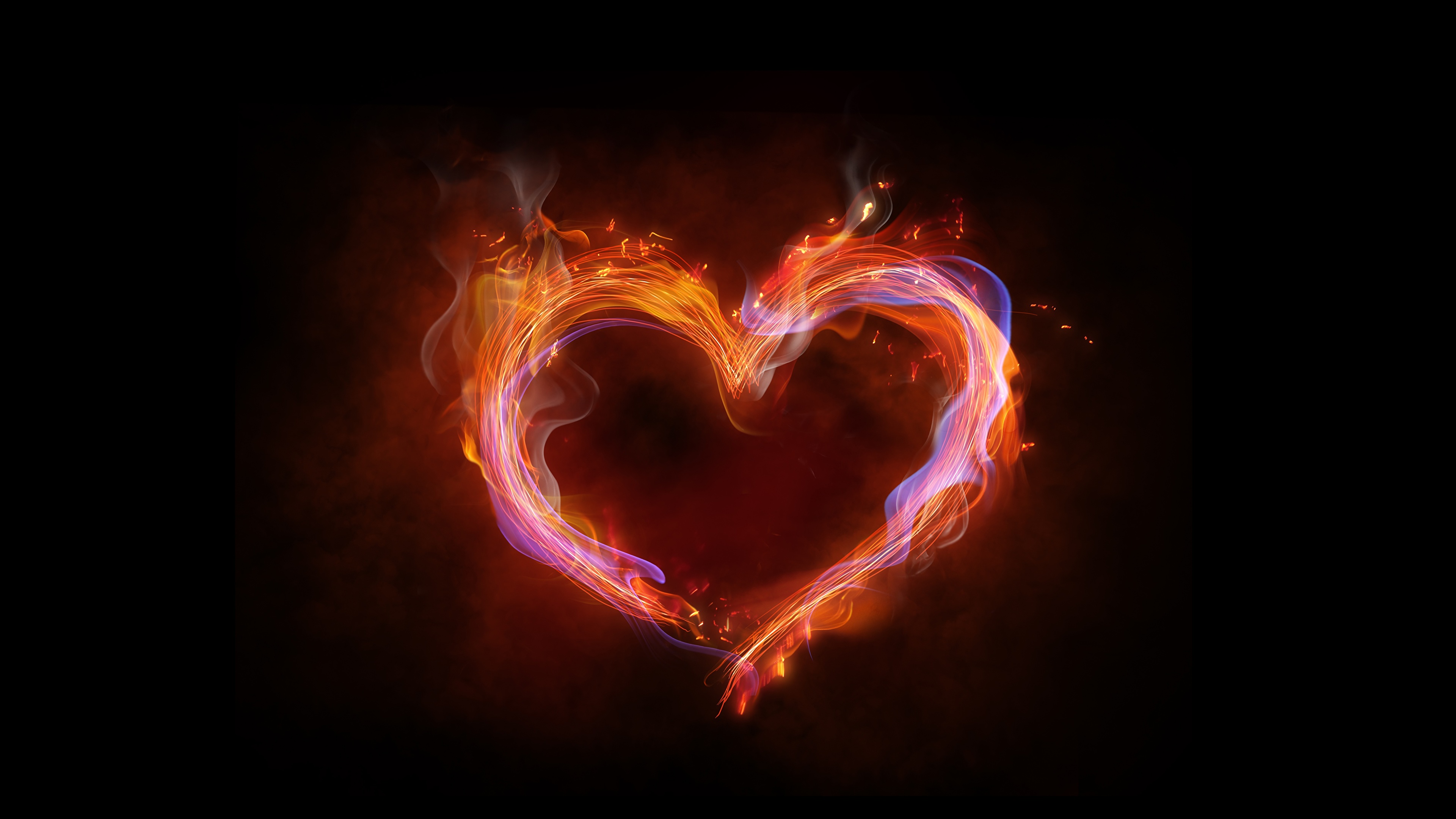 Красивые Картинки С Огнем - HD Wallpaper 