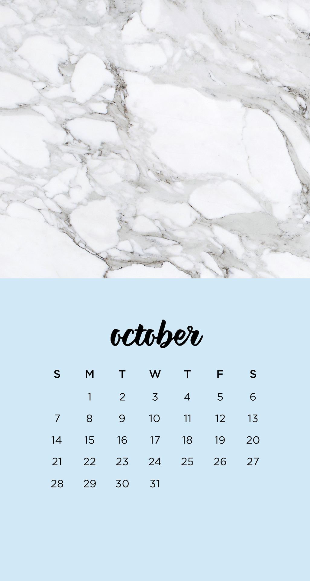 Black Background Calendar October 2019 - HD Wallpaper 