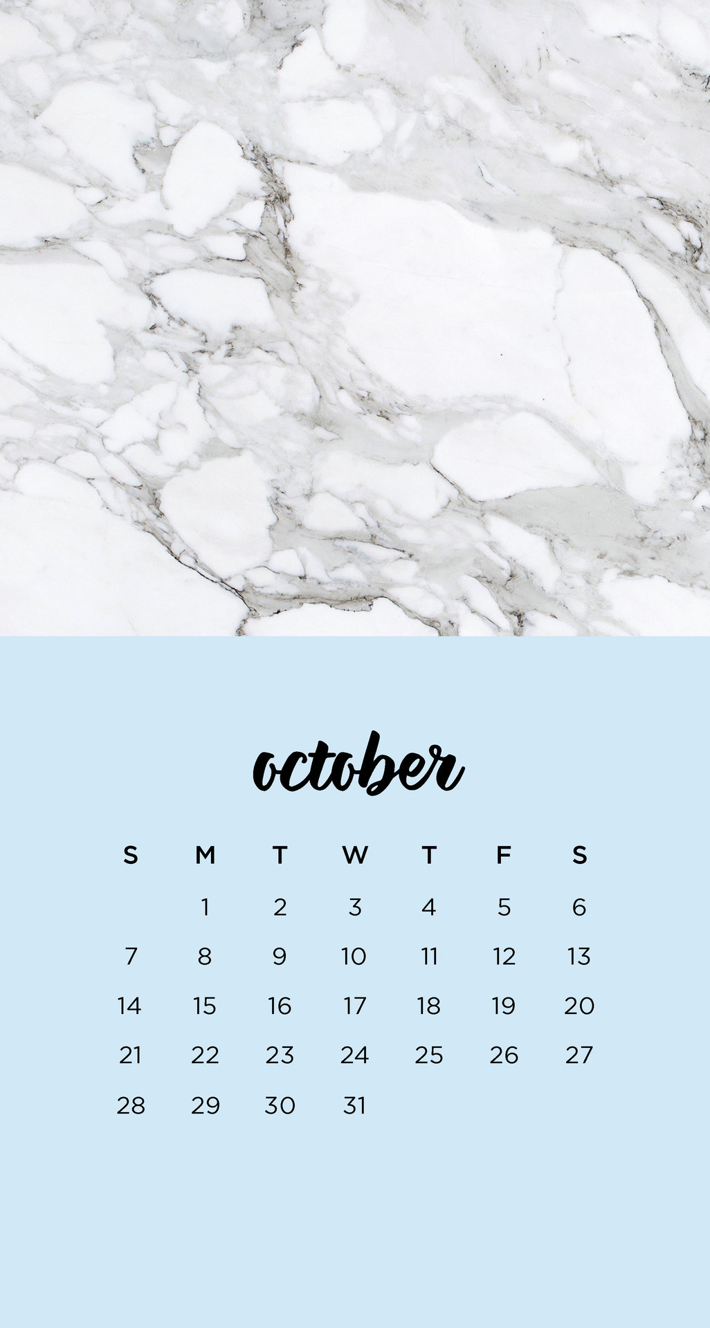 Black Background Calendar October 2019 - HD Wallpaper 