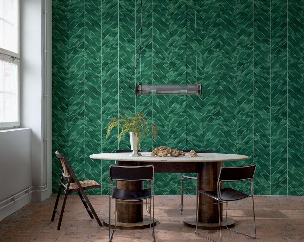 Jade Green Wall Mural From Mr Perswall - Afrikanska Tapeter - HD Wallpaper 