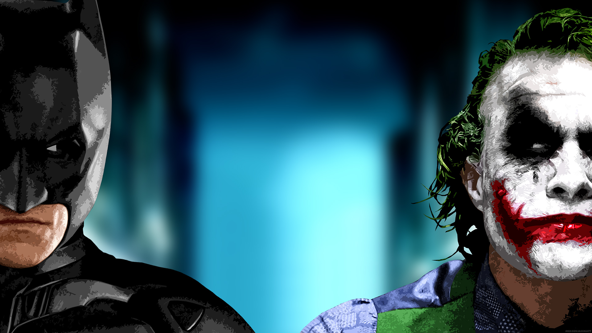 Batman And Joker Wallpaper For Desktop - HD Wallpaper 