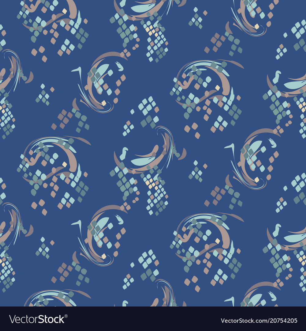 Fabric Print Texture Blue - HD Wallpaper 