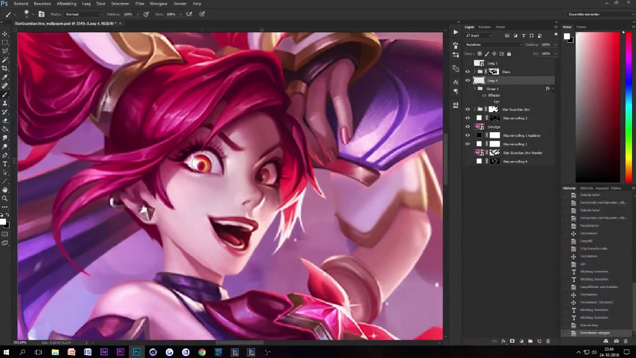 Lol Star Guardian Jinx - HD Wallpaper 