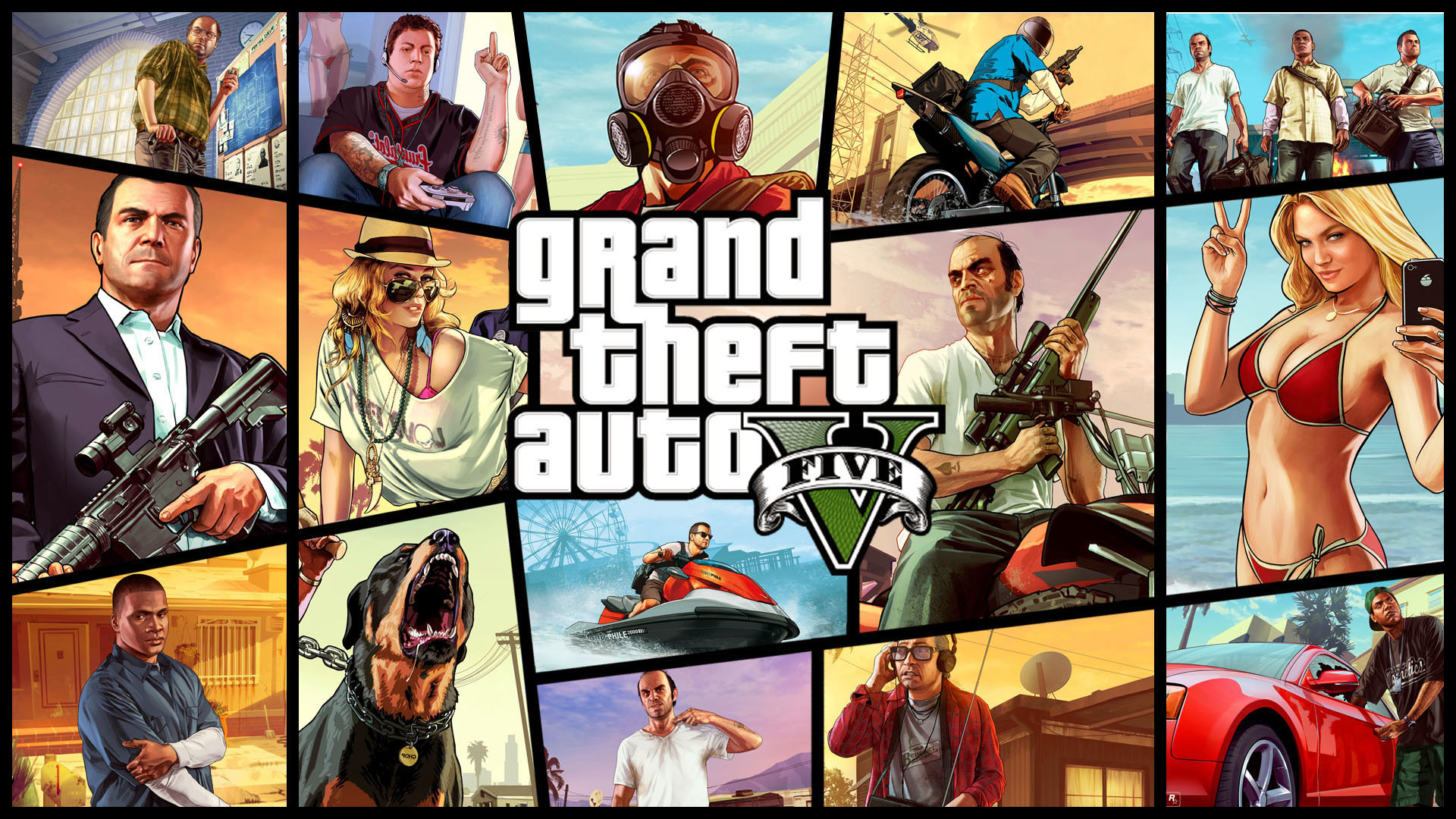 Gta 5 Wallpaper - Grand Theft Auto V - HD Wallpaper 