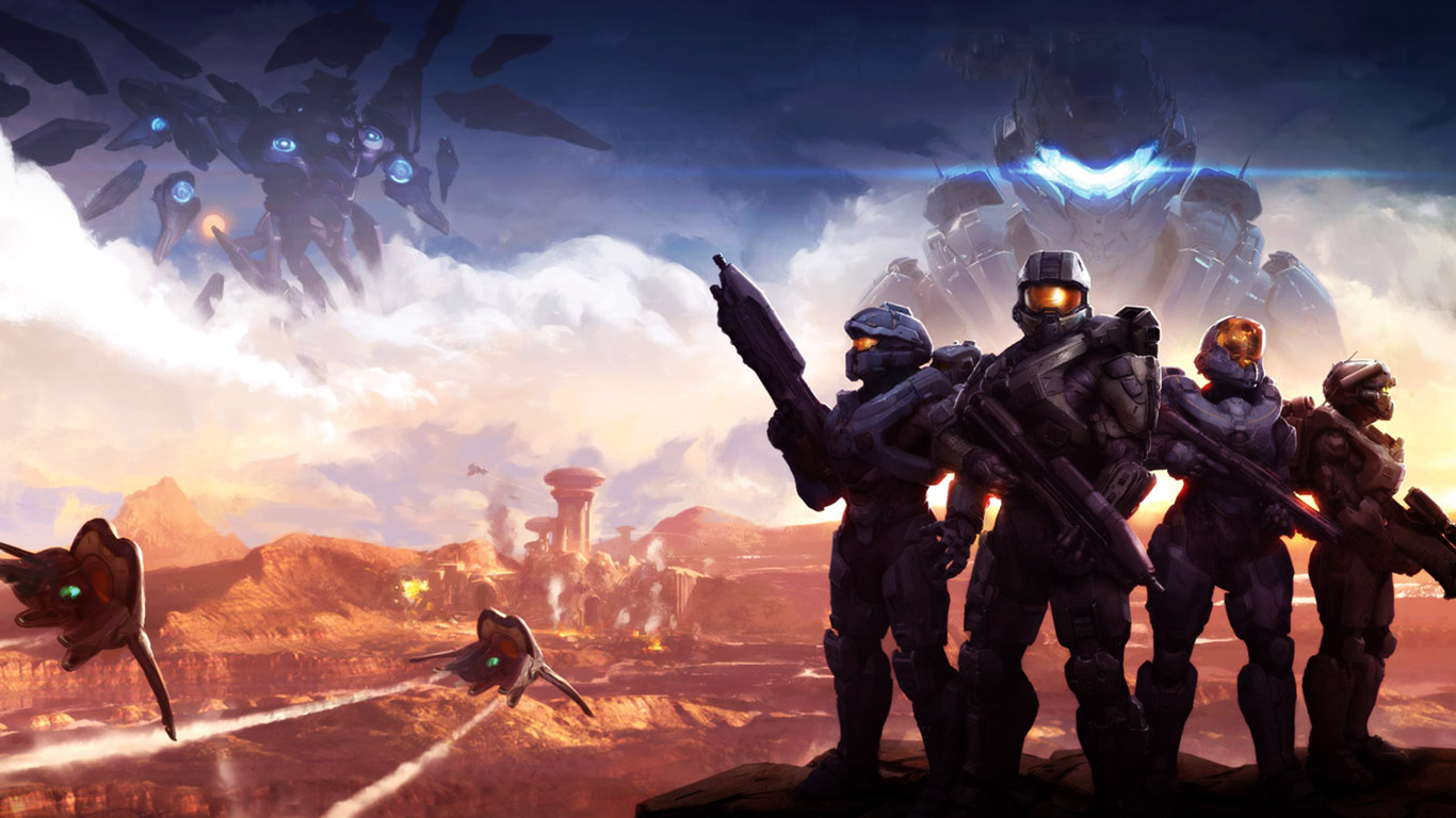 Guardians Wallpaper In - Master Chief Halo 5 Blue Team - HD Wallpaper 