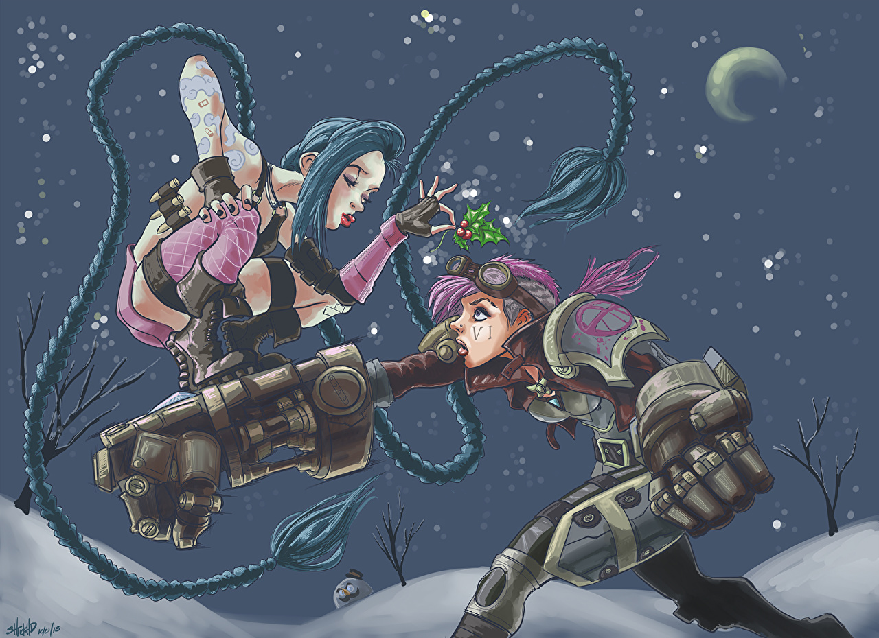 League Of Legends Jinx X - HD Wallpaper 