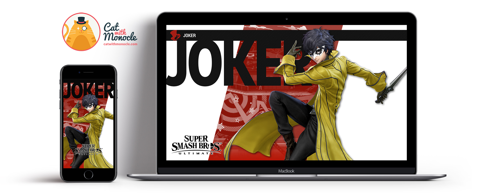 Super Smash Bros Ultimate Joker Costume - Super Smash Bros Ultimate Duck Hunt Duo - HD Wallpaper 