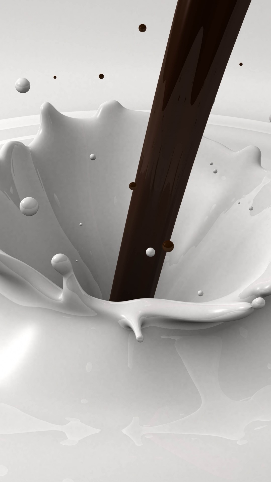 Black Chocolate In Branco Cream Android Wallpaper Whatsapp, - Chocolate Black And White Mixing - HD Wallpaper 