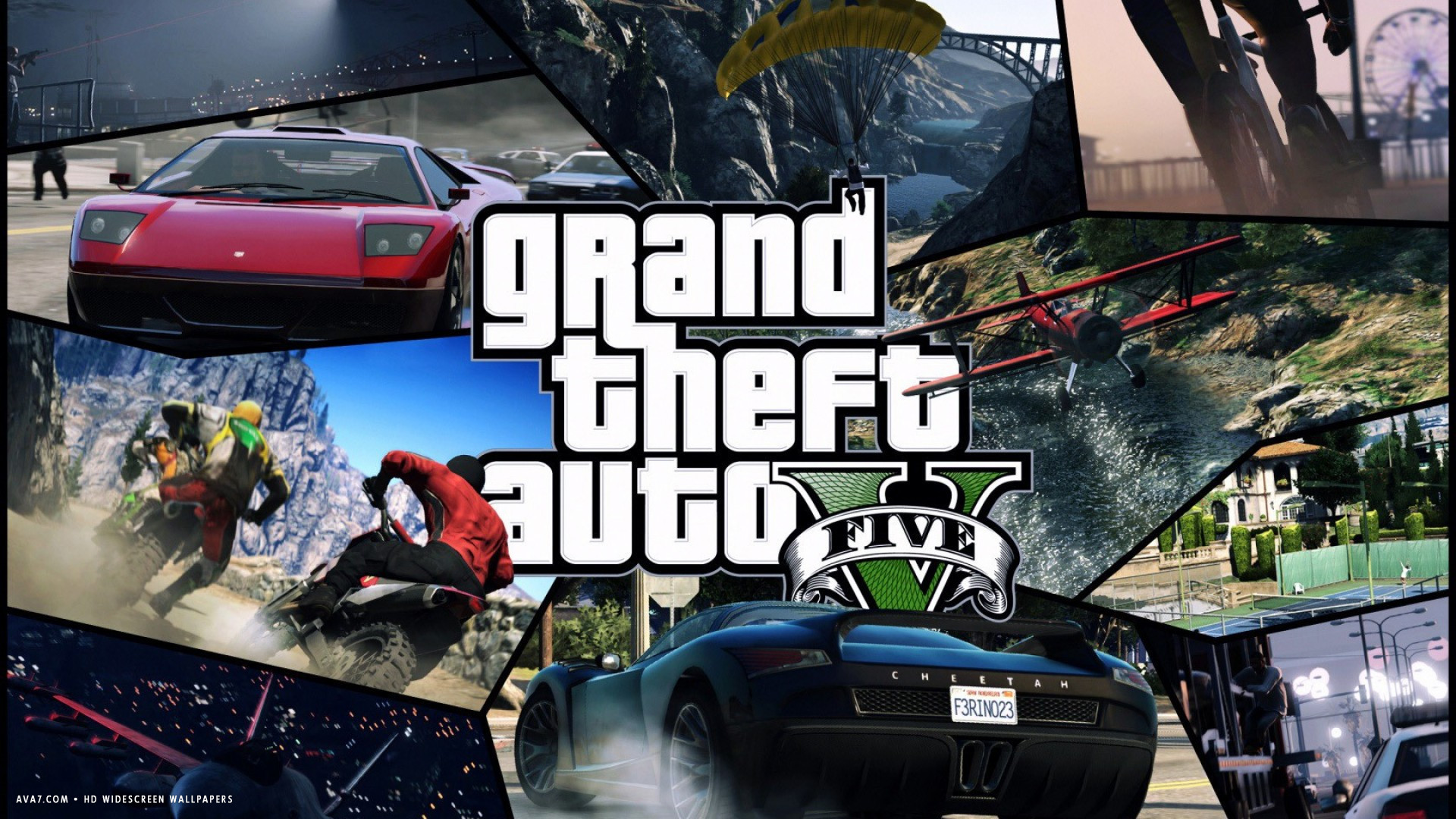 Gta 5 Game Tiles Gta V Grand Theft Auto 5 Hd Widescreen - Gaming Wallpaper Gta 5 - HD Wallpaper 