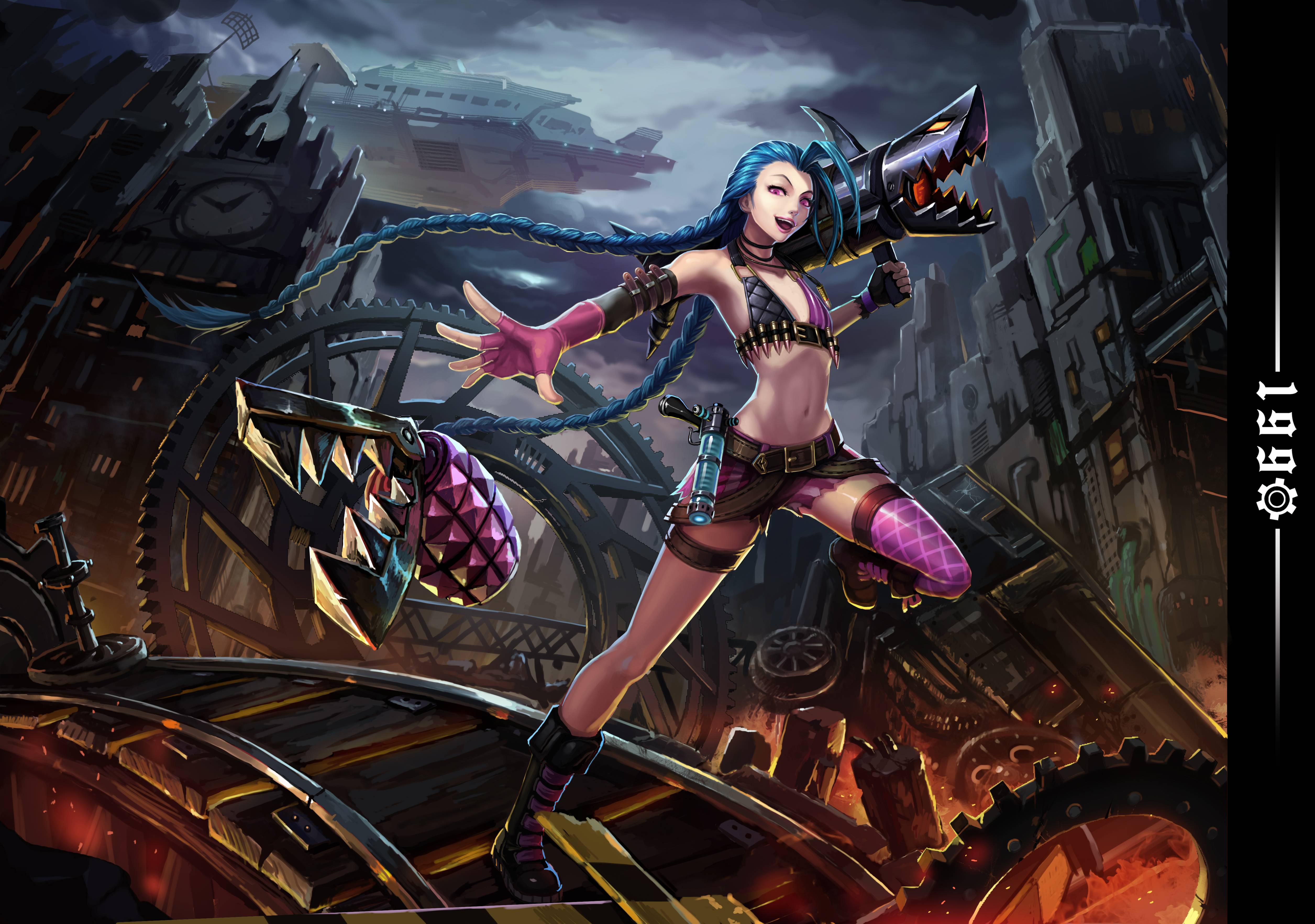 Jinx Lol Wallpaper Hd - HD Wallpaper 