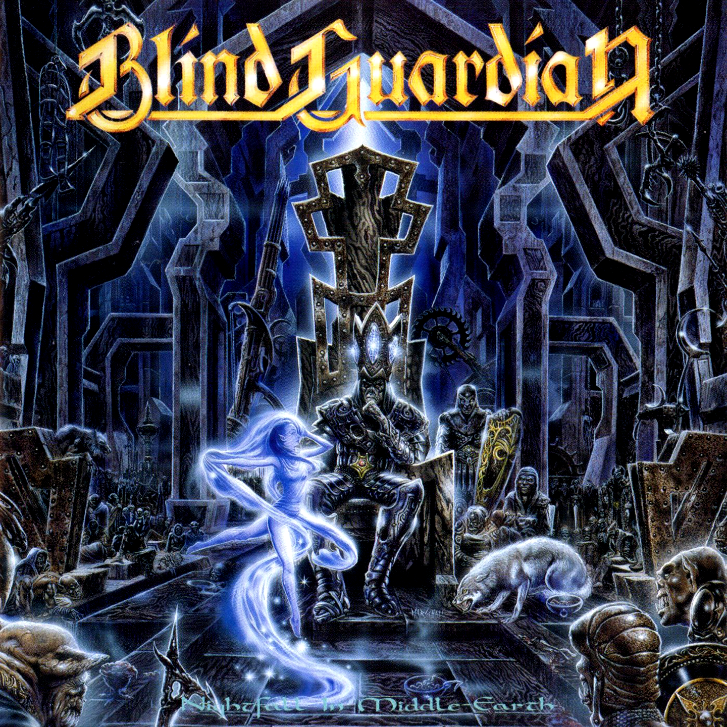 Nightfall In Middle Earth - Blind Guardian Nightfall In Middle Earth Album Cover - HD Wallpaper 