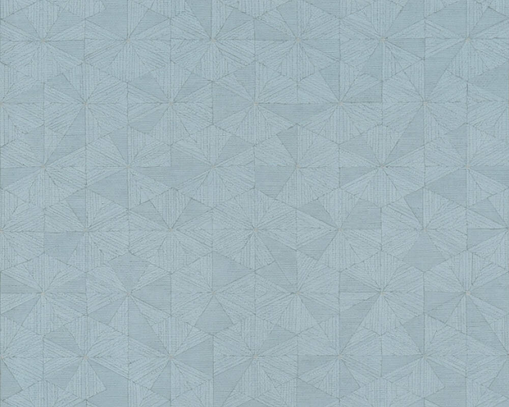 Private Walls Wallpaper Graphics, Blue, Metallic, Silver - Creation Four Seasons 35895 7 - HD Wallpaper 