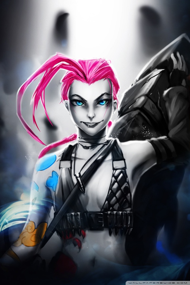 Poster League Of Legends Jinx - HD Wallpaper 