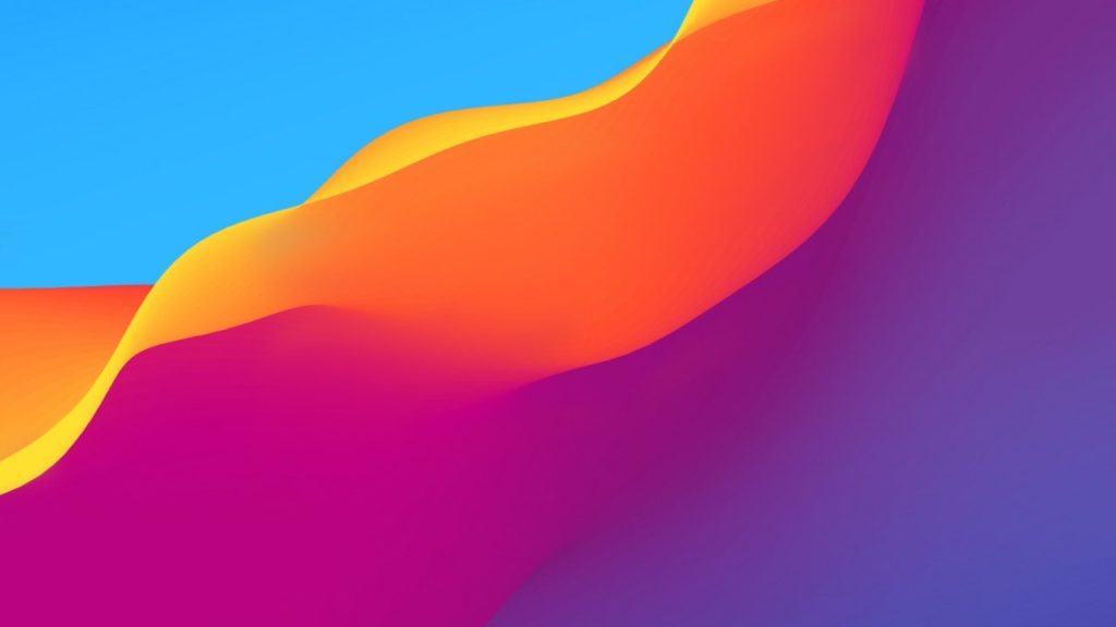 Bright Colorful Layered Gradient Design Desktop Wallpaper - 1024x576  Wallpaper 