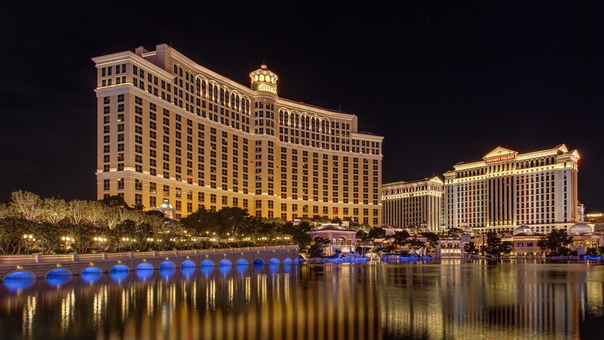 Beautiful Night In Las Vegas Hd Wallpapers - Bellagio Hotel And Casino - HD Wallpaper 