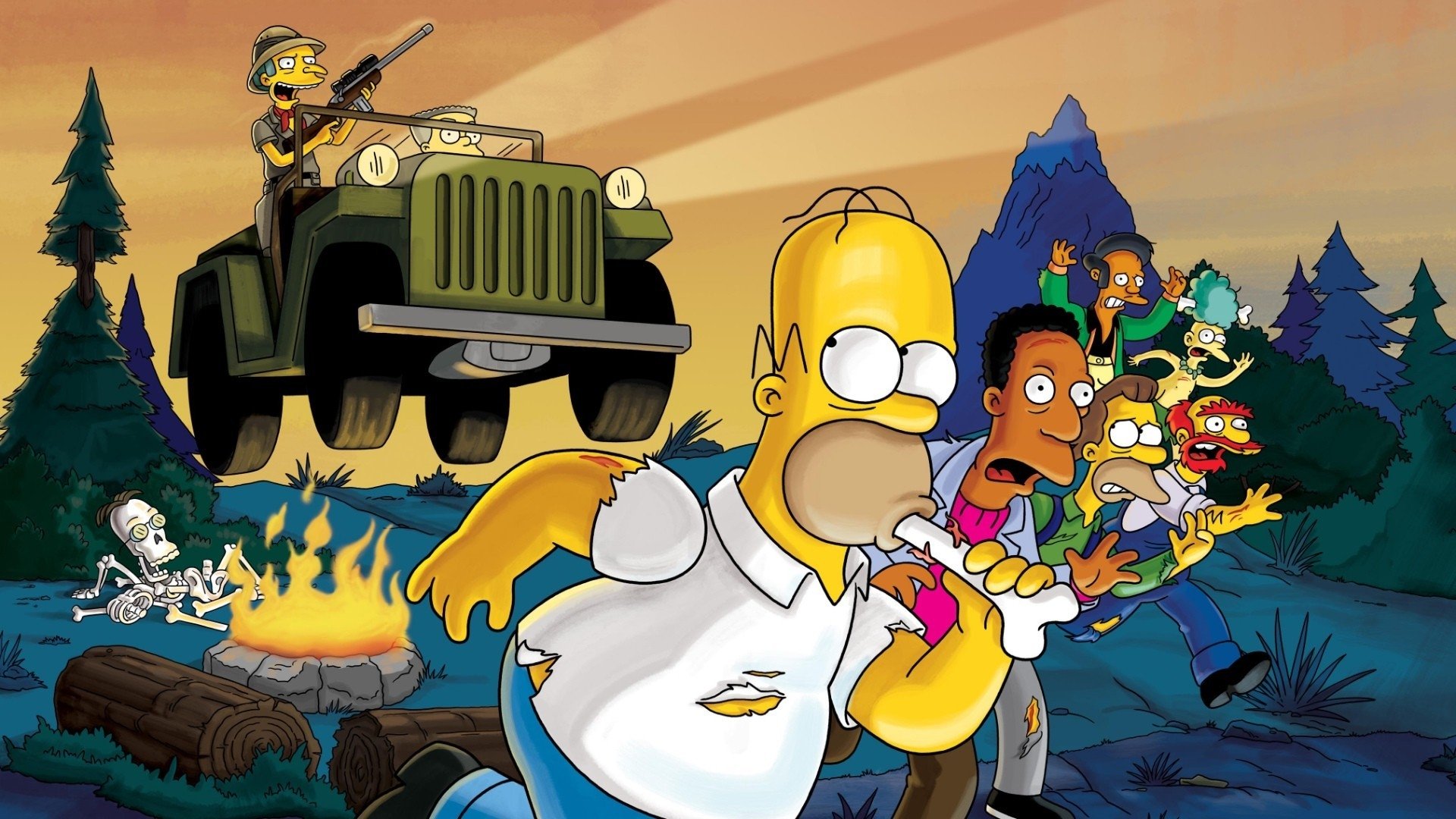Simpsons Treehouse Of Horror Xvi - HD Wallpaper 