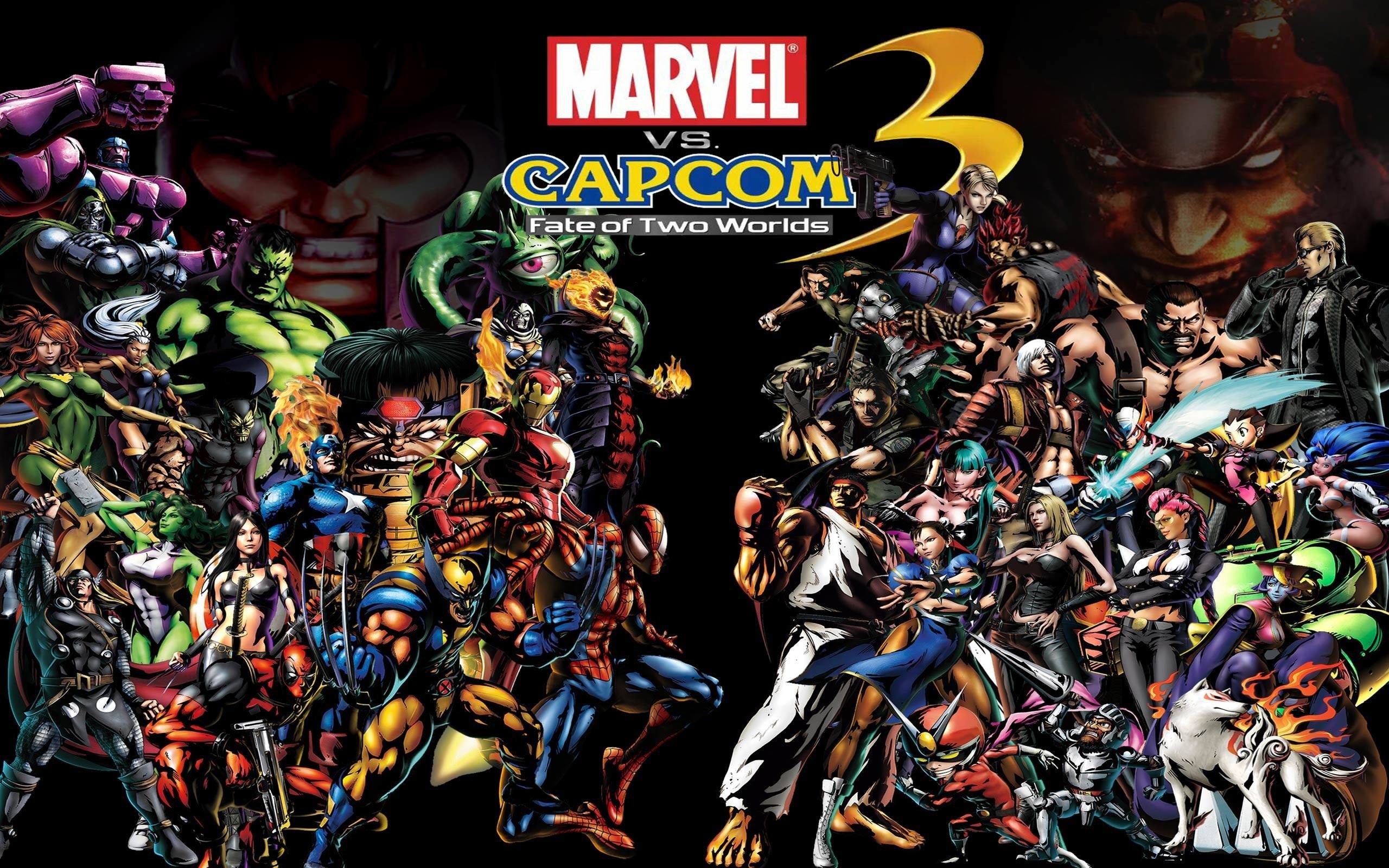 Wallpaper Marvel Vs Capcom 3 Fate Two World Gameplay - HD Wallpaper 