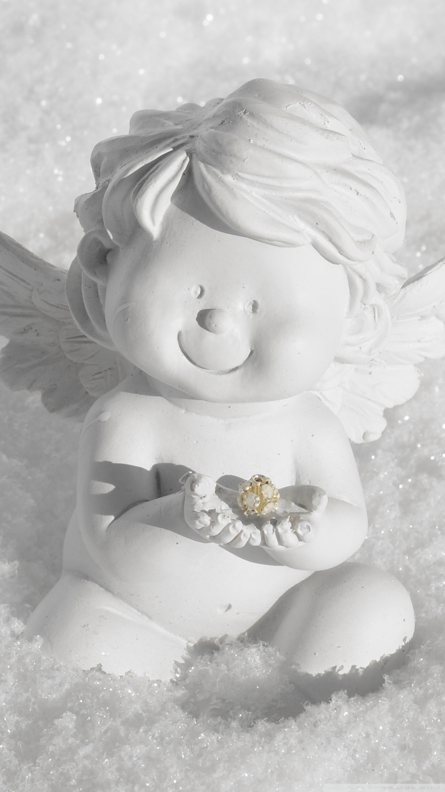 Cute Angel Wallpaper Iphone - HD Wallpaper 