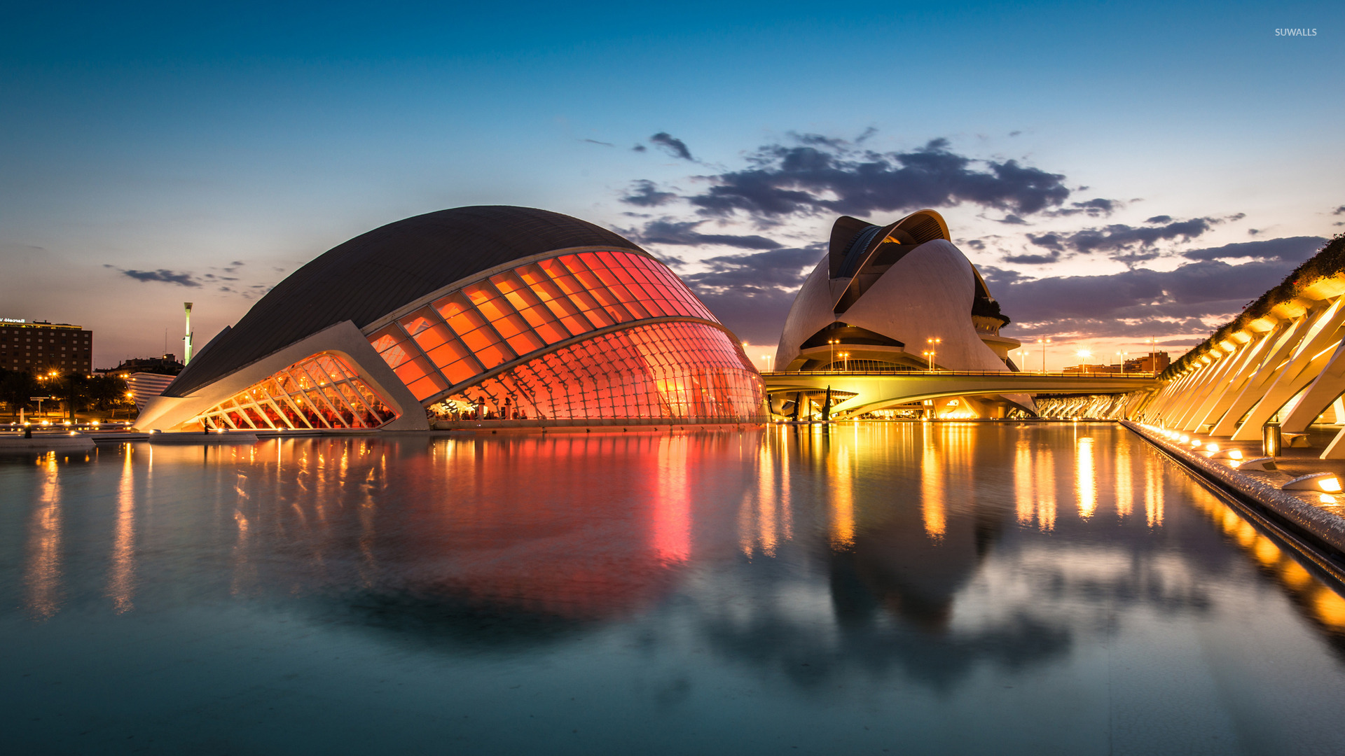 City Of The Arts And The Sciences - HD Wallpaper 
