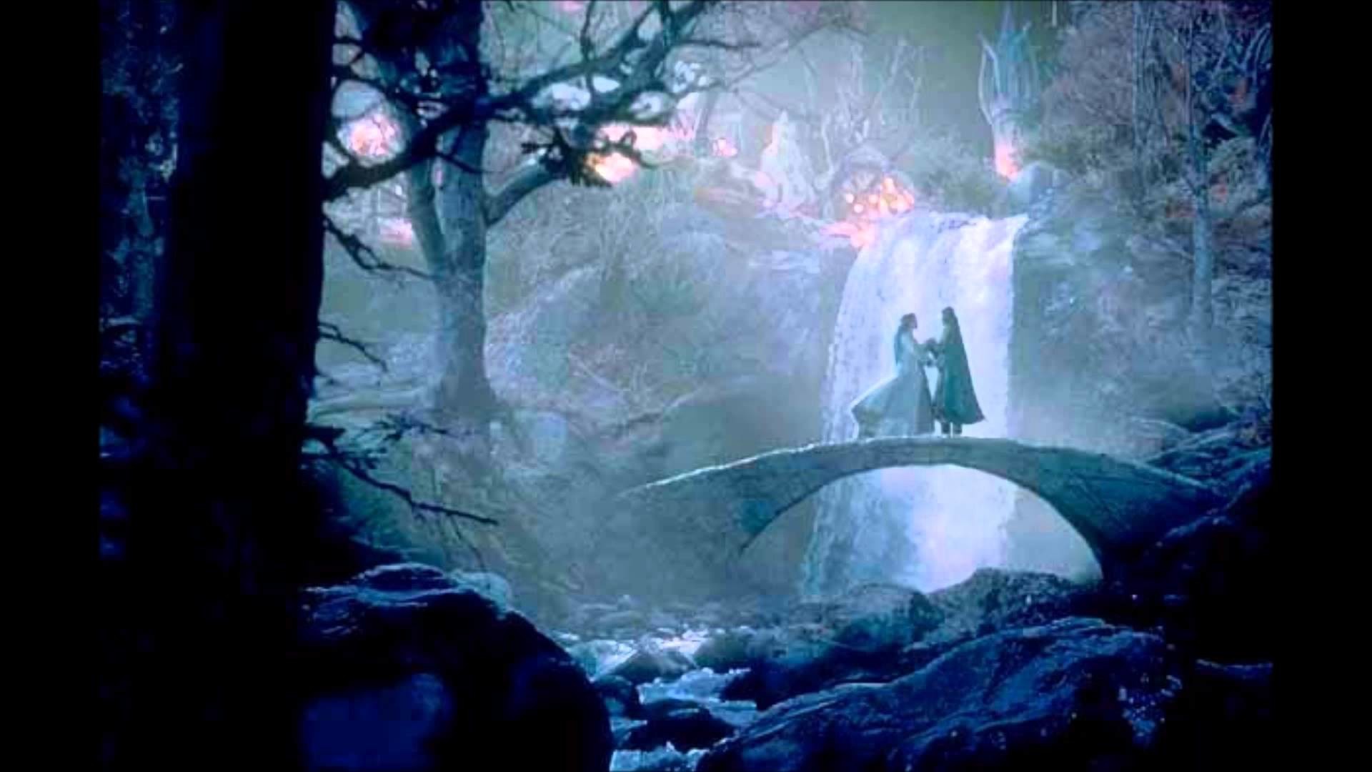 1920x1080, Blind Guardian - Aragorn And Arwen On Bridge - HD Wallpaper 