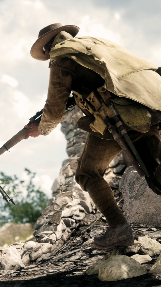 Battlefield 1, Soldier, Best Games Of 2016, Shooter - Battlefield 1 Wallpaper 4k Iphone - HD Wallpaper 