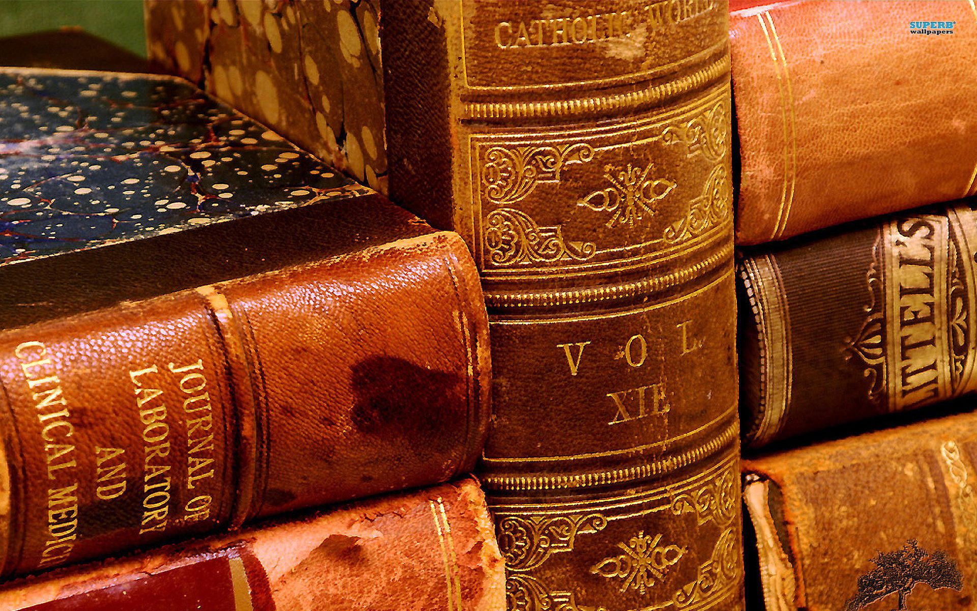 Old Books Wallpaper Hd - HD Wallpaper 
