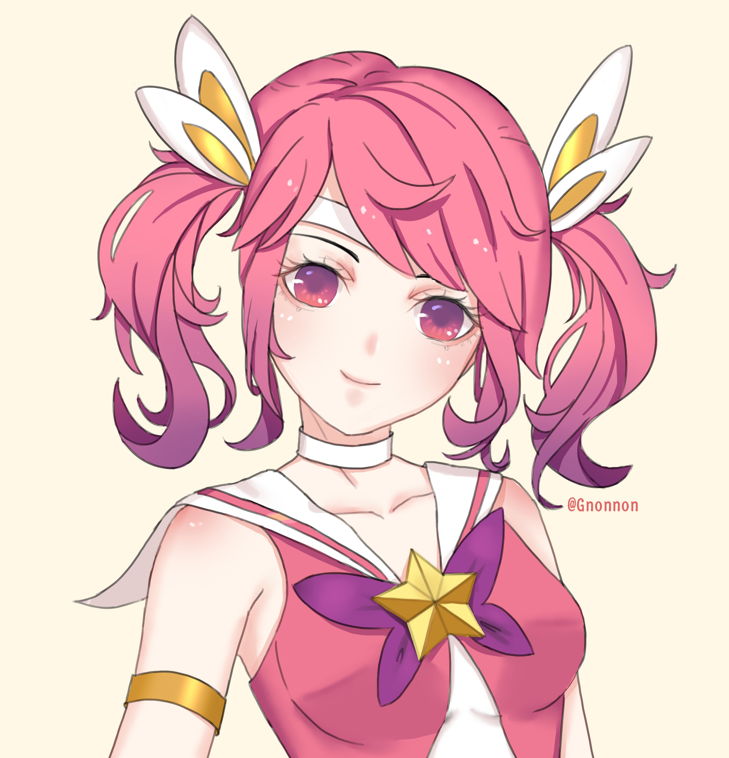 Star Guardian Lux By Gnonnon Hd Wallpaper Background - Star Guardian Rakan - HD Wallpaper 