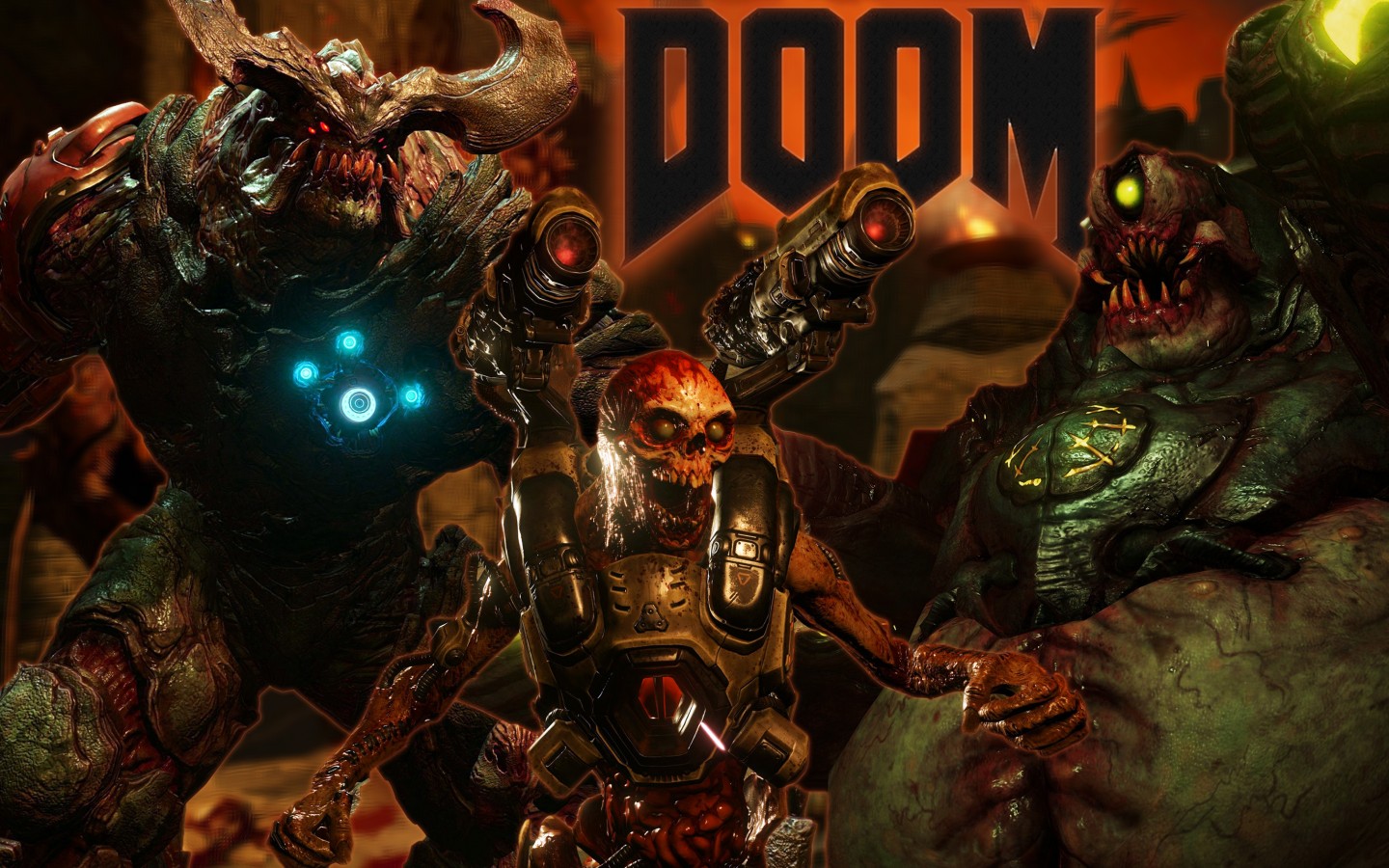 Doom 4 - 1440x900 Wallpaper 