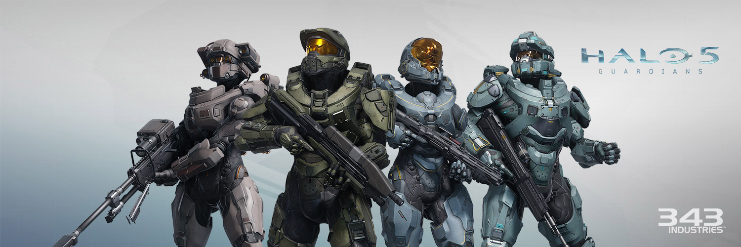 Halo 5 Blue Team Helmets - HD Wallpaper 