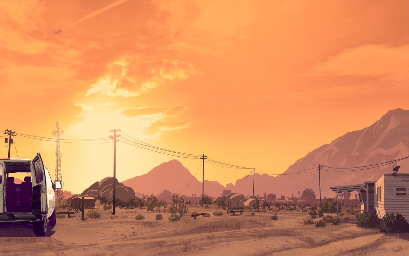 Grand Theft Auto Background - HD Wallpaper 