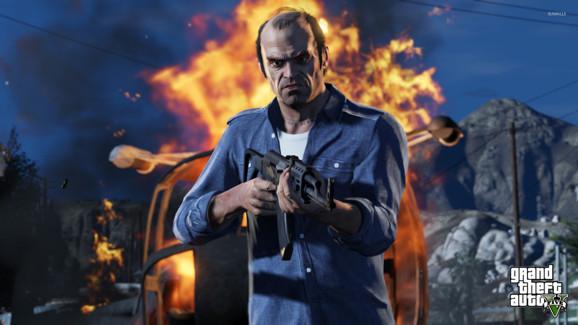Grand Theft Auto 5 Trevor - HD Wallpaper 