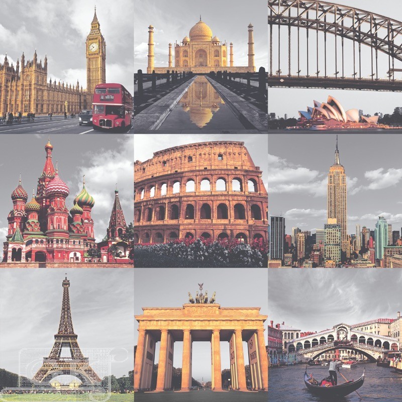 W23533708r - Paris London New York - HD Wallpaper 