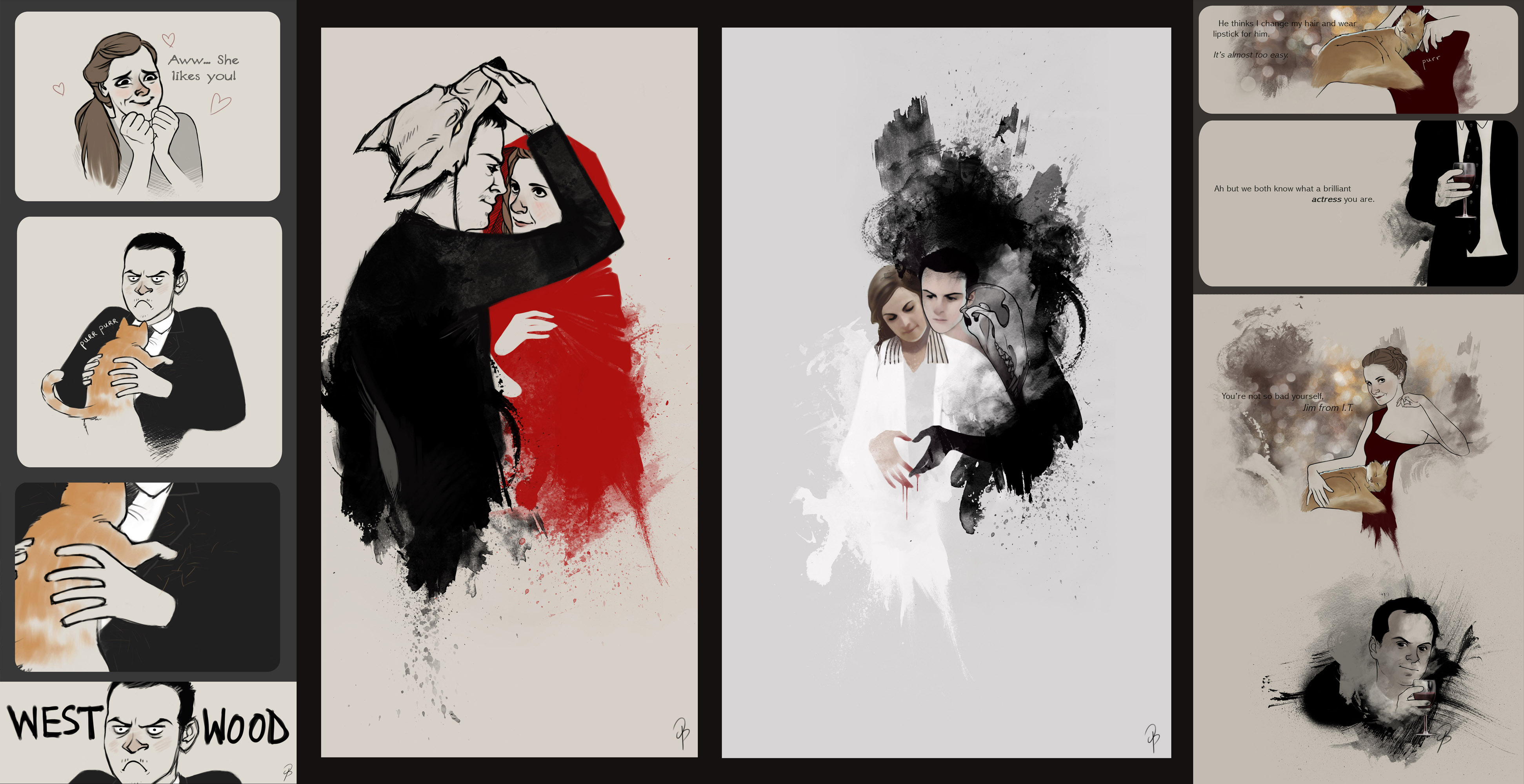 Sherlock X Molly Fan Art - HD Wallpaper 