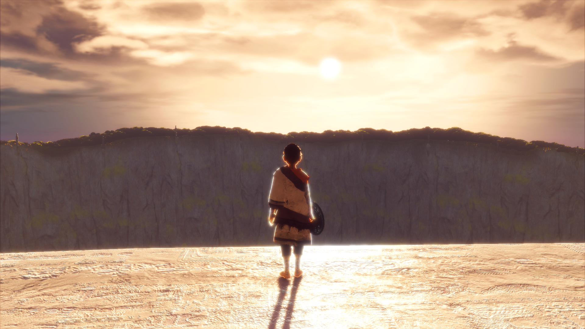 The Last Guardian [sunset Vista] - Girl - HD Wallpaper 